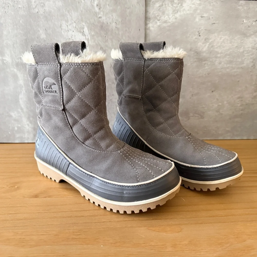 Sorel Tivoli II Suede Winter Snow Boots Women’s Size 7.5 - Picture 1 of 7